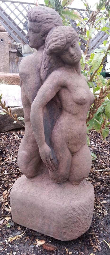 H 63 Büste Skulptur Adam und Eva